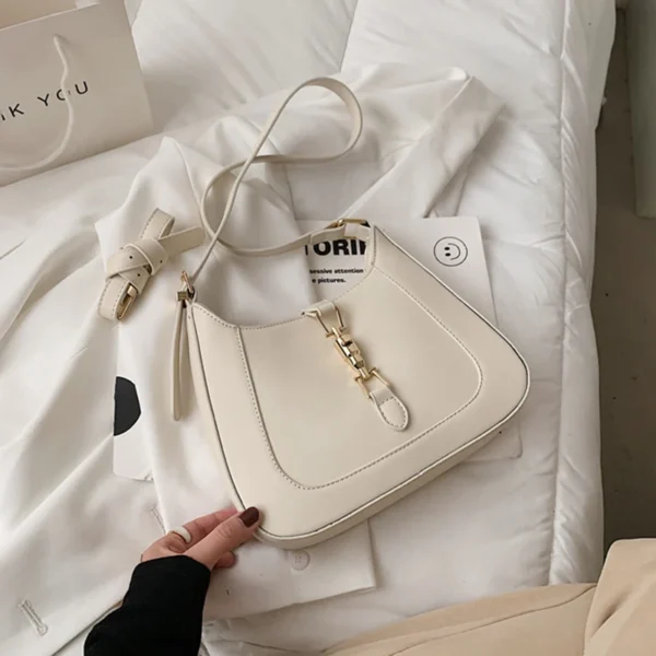 Top Quality Luxury Brand Purses and Handbags Designer Leather Shoulder Crossbody Bags for Women Dual Straps Underarm Sac A Main - Image 3