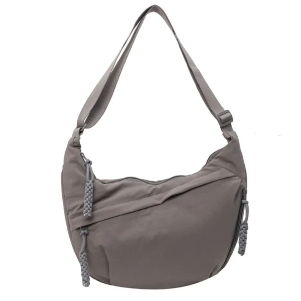 Nylon Fabric Shoulder Bag New High Capacity Women's Crossbody Messenger Bag Leisure Versatile Shoulder Hobos Bag - Image 2
