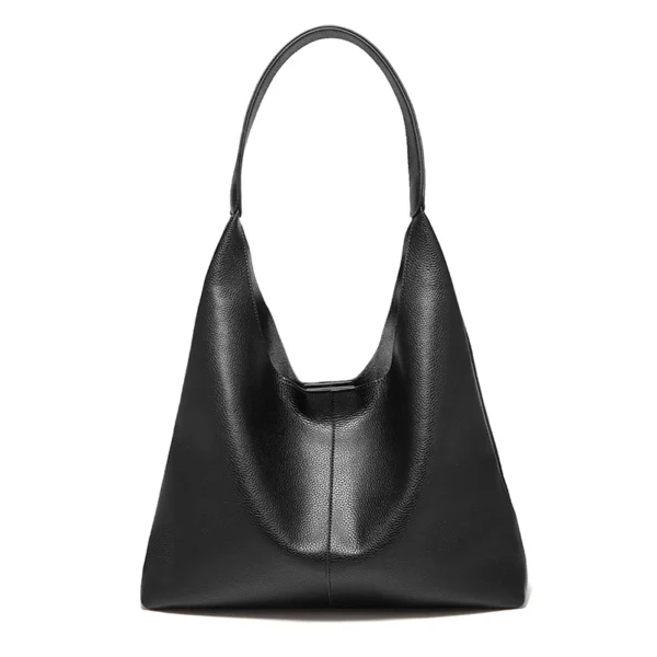 FOXER Women‘s Shoulder Bag Fashion Tote Lady Classic Split Leather+Microfiber Handbag Set Large Casual Hobo Purse Summer Gift - Image 5