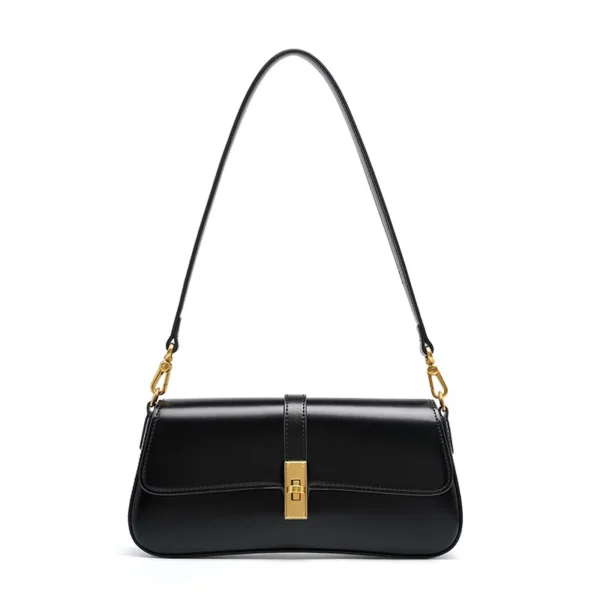Cowhide Women's Shoulder Bag Luxury Designer Genuine Leather Women Crossbody Square Bags High Quality Fashion Female Handbag - Image 4