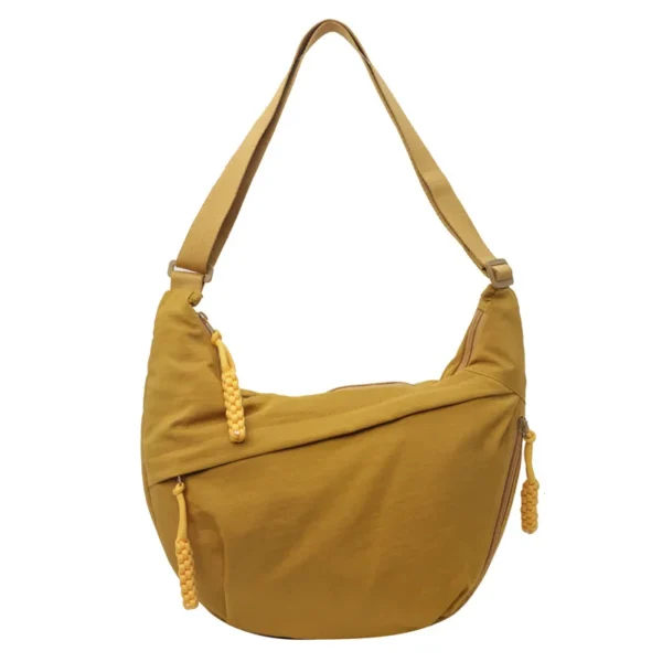 Nylon Fabric Shoulder Bag New High Capacity Women's Crossbody Messenger Bag Leisure Versatile Shoulder Hobos Bag - Image 6