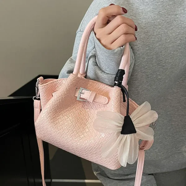2025 Textured Crossbody Bag, Bottega-Inspired Ruched Tote with Detachable Strap & RFID, Work To Weekend Shoulder Bag for Women - Image 6