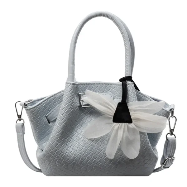 2025 Textured Crossbody Bag, Bottega-Inspired Ruched Tote with Detachable Strap & RFID, Work To Weekend Shoulder Bag for Women - Image 8