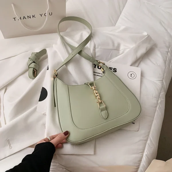 Top Quality Luxury Brand Purses and Handbags Designer Leather Shoulder Crossbody Bags for Women Dual Straps Underarm Sac A Main - Image 8