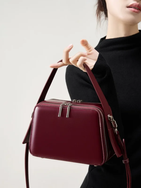 YANATARI underarm cowhide Genuine leather handbags women vintage shoulder bag female crossbody bags luxury high quality 2025 - Image 5