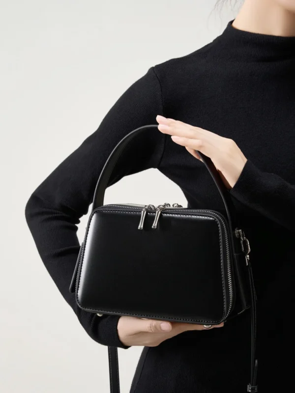 YANATARI underarm cowhide Genuine leather handbags women vintage shoulder bag female crossbody bags luxury high quality 2025 - Image 6