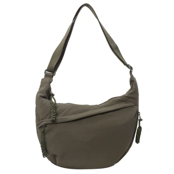 Nylon Fabric Shoulder Bag New High Capacity Women's Crossbody Messenger Bag Leisure Versatile Shoulder Hobos Bag - Image 9