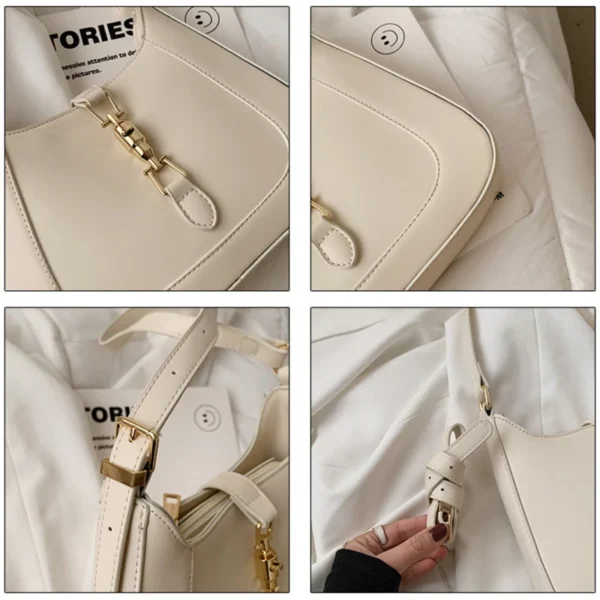 Top Quality Luxury Brand Purses and Handbags Designer Leather Shoulder Crossbody Bags for Women Dual Straps Underarm Sac A Main - Image 9