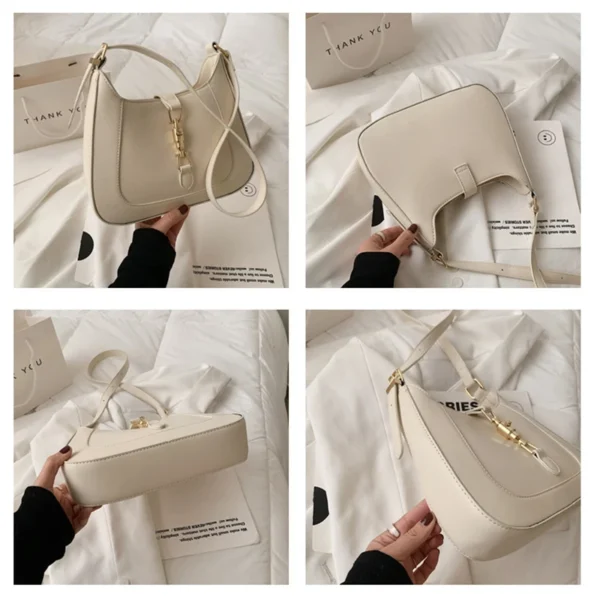 Top Quality Luxury Brand Purses and Handbags Designer Leather Shoulder Crossbody Bags for Women Dual Straps Underarm Sac A Main - Image 11