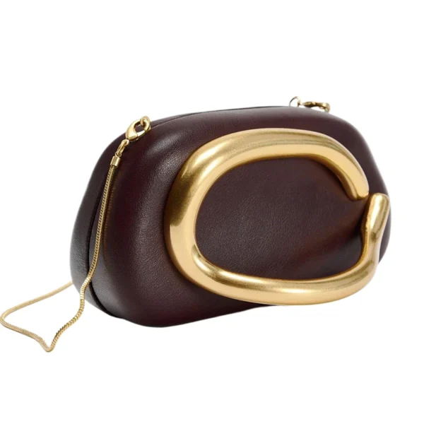 Box Bag Metal Details Crossbody Pu Leather Clutch Shoulder Luxury Brand Handbags Women's Handbag Ladies Female Evening Purse Red - Image 11