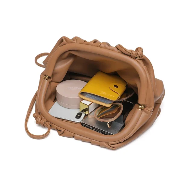 New Luxury Soft Pu Leather Women Shoulder Bag High Quality Small Cloud Handbags Crossbody Bags Fashion Female Messenger Bags - Image 13