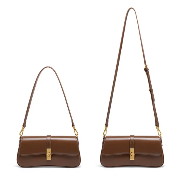 Cowhide Women's Shoulder Bag Luxury Designer Genuine Leather Women Crossbody Square Bags High Quality Fashion Female Handbag - Image 7