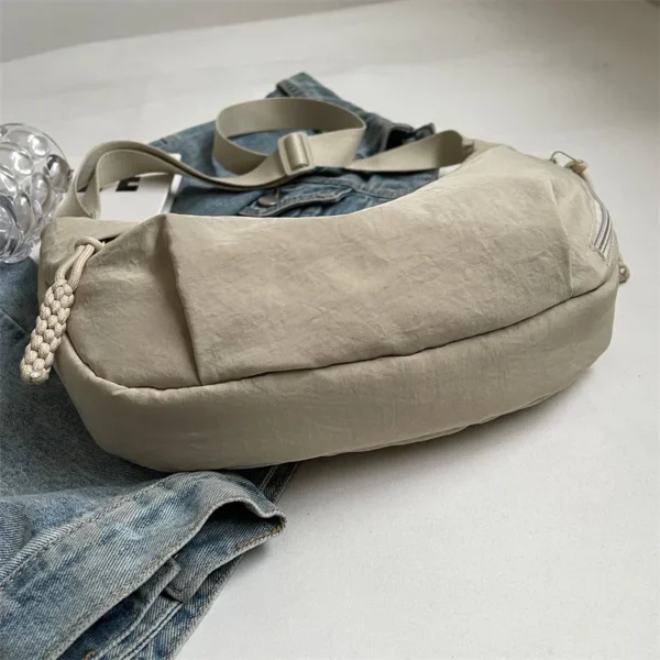 Nylon Fabric Shoulder Bag New High Capacity Women's Crossbody Messenger Bag Leisure Versatile Shoulder Hobos Bag - Image 12